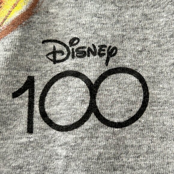 Disney Mickey Mouse T Shirt Retro Short Sleeve Heather Gray Adults Plus Size 2XL - Picture 10 of 15